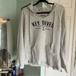 Artisans Key Dives White Beach Hoodie, Size L